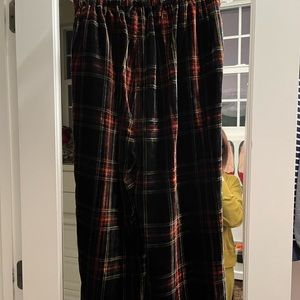 J. Crew velvet cropped pants